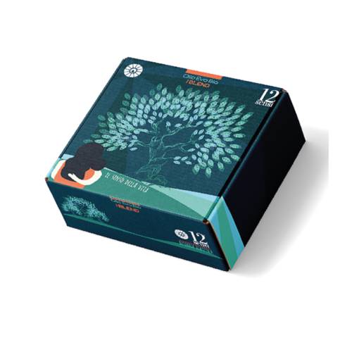 Confezione olio EVO 12Sensi aromatizzato 100ml